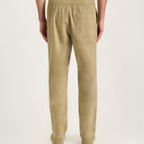 The Easy Trouser || Dark Beige | Organic Cotton