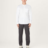 The All Day Shirt || White | Pinpoint Cotton