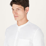 The All Day Shirt || White | Pinpoint Cotton
