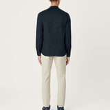 The All Day Shirt || Navy | Pinpoint Cotton