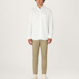 The Easy Shirt || Off White | Brushed Cotton