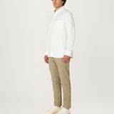 The Easy Shirt || Off White | Brushed Cotton